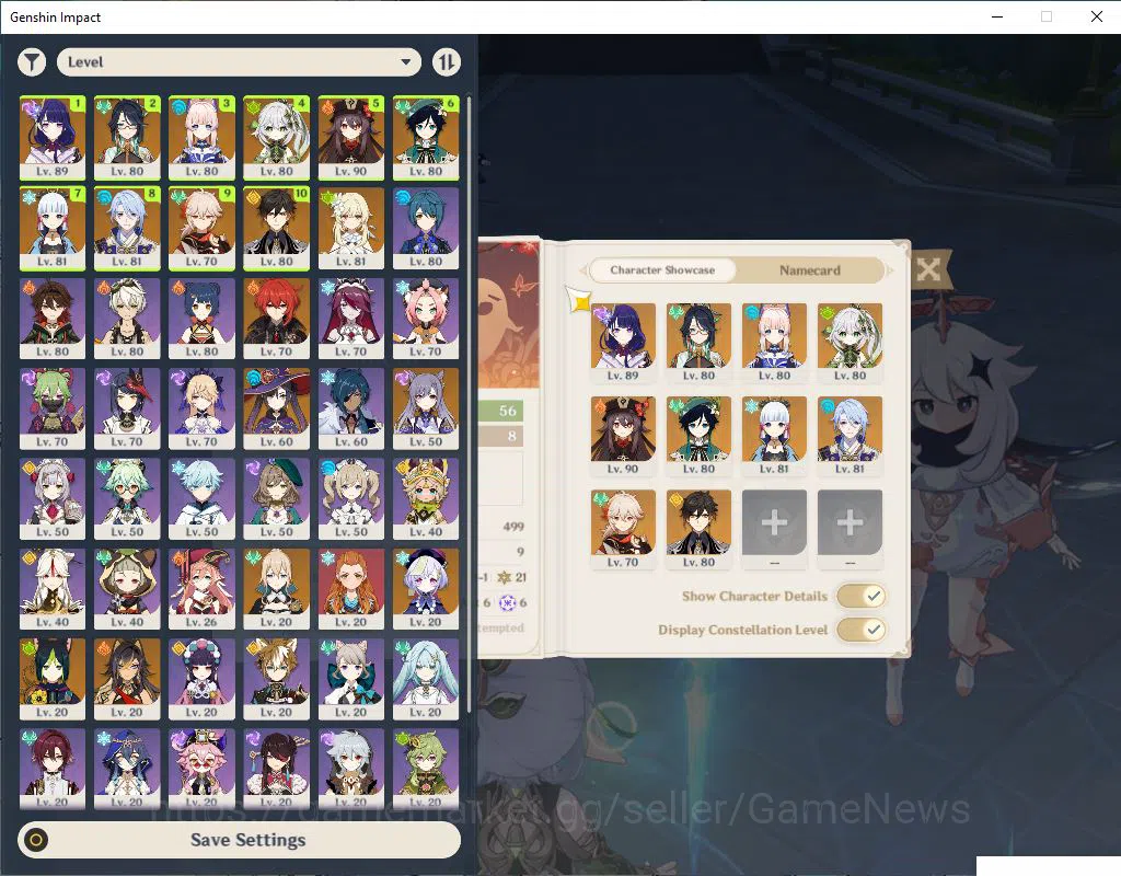 Genshin Impact Accounts Mid Game ASIA|AR 56|10 Limited 2