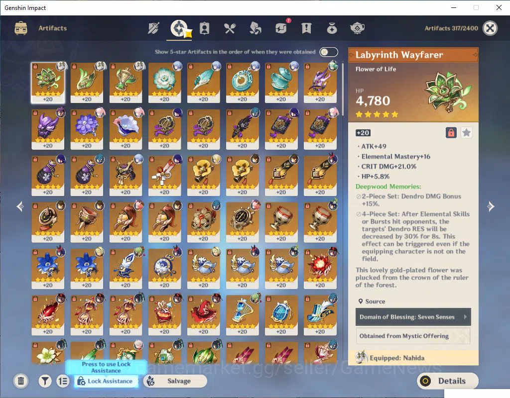 Genshin Impact Accounts Mid Game ASIA|AR 56|10 Limited 5