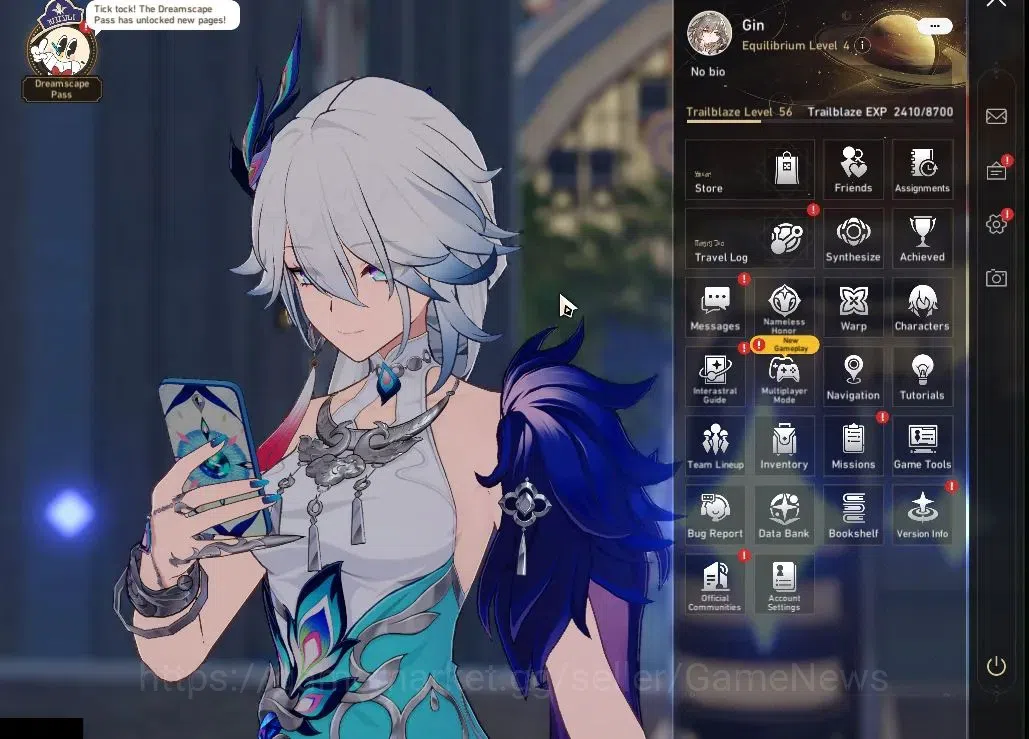 Honkai Star Rail Accounts Asia|TL 56|9 Limited|9 SR Pass+12,8k SJ|Ruan Mei E image 1