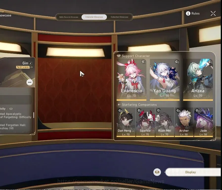 Honkai Star Rail Accounts Asia|TL 56|9 Limited|9 SR Pass+12,8k SJ|Ruan Mei E image 2