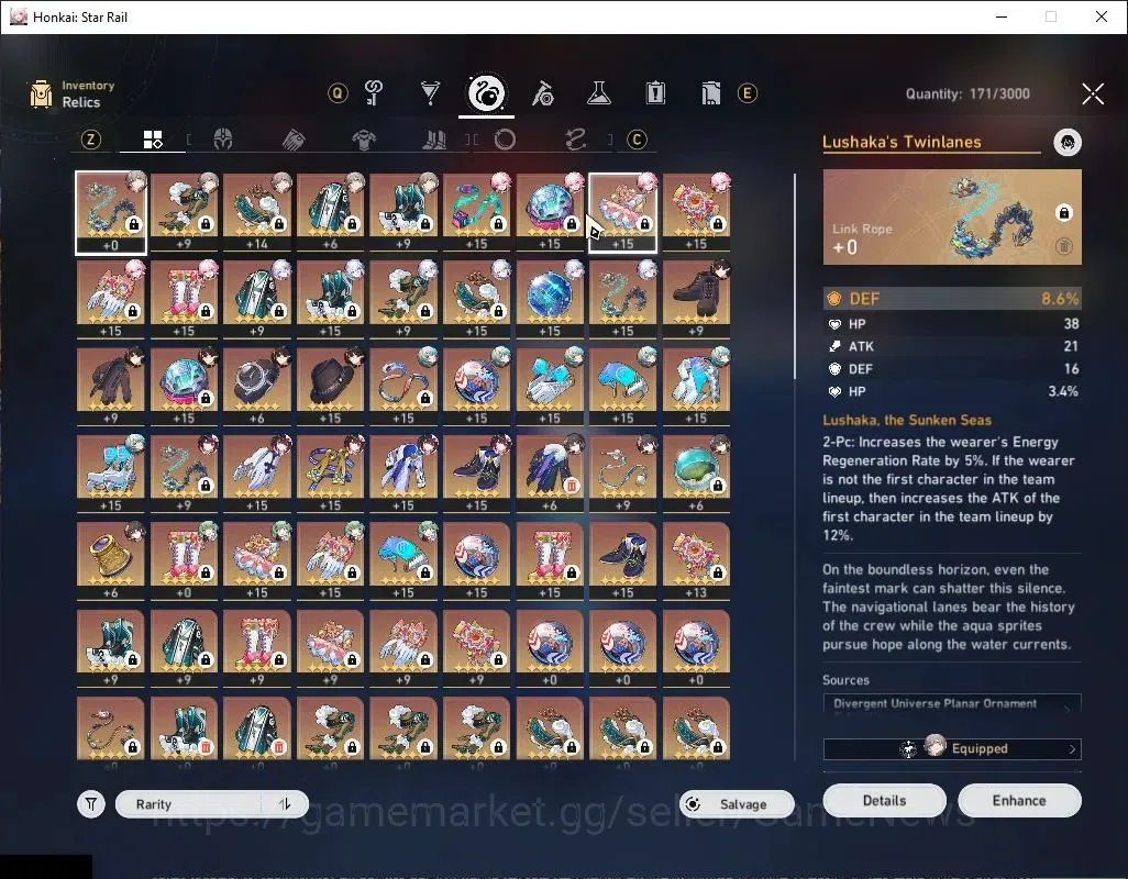 Honkai Star Rail Accounts Asia|TL 56|9 Limited|9 SR Pass+12,8k SJ|Ruan Mei E image 9