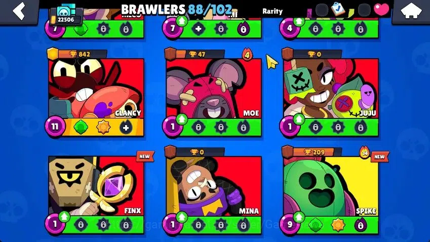 Brawl Stars Accounts Lvl 78|22K Trophy|88 Brawlers 24 MAX Lvl|5 Hypch Skins [DA Edgar,DM mortis] 10 Legend 6 Myth 44 10