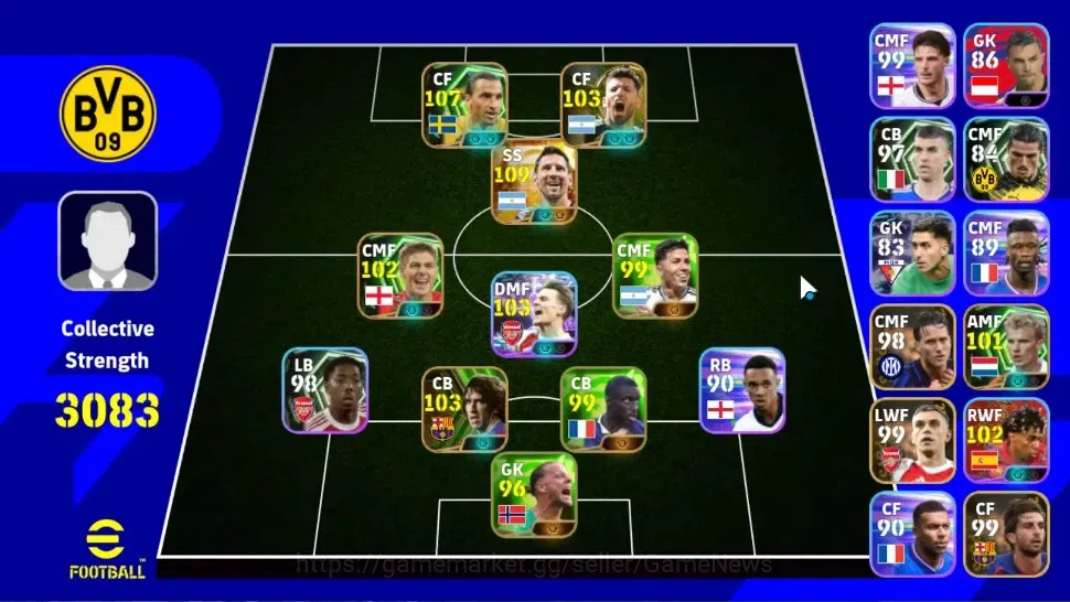 eFootball Accounts Legends & Iconic Players Android|Big Time Lionel Messi|5 Epic Zlatan Ibrahimovic,Sergio Aguero,Carles 1