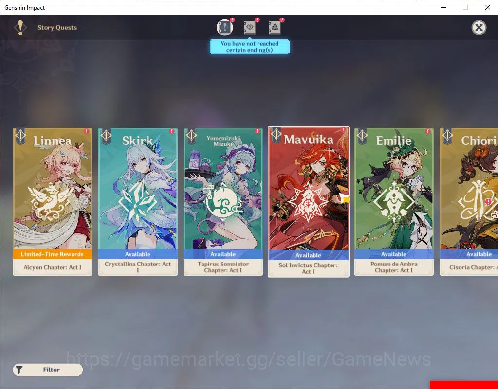 Genshin Impact Accounts ASIA|AR 55|7 Limited+1(*5Weapon)|Flins,Xilonen,Eul image 5