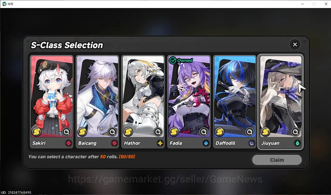 Neverness to Everness Accounts GLOBAL SEA|HL 3|2 SSR(Lacrimosa),Fadia|1 S-Class S image 6