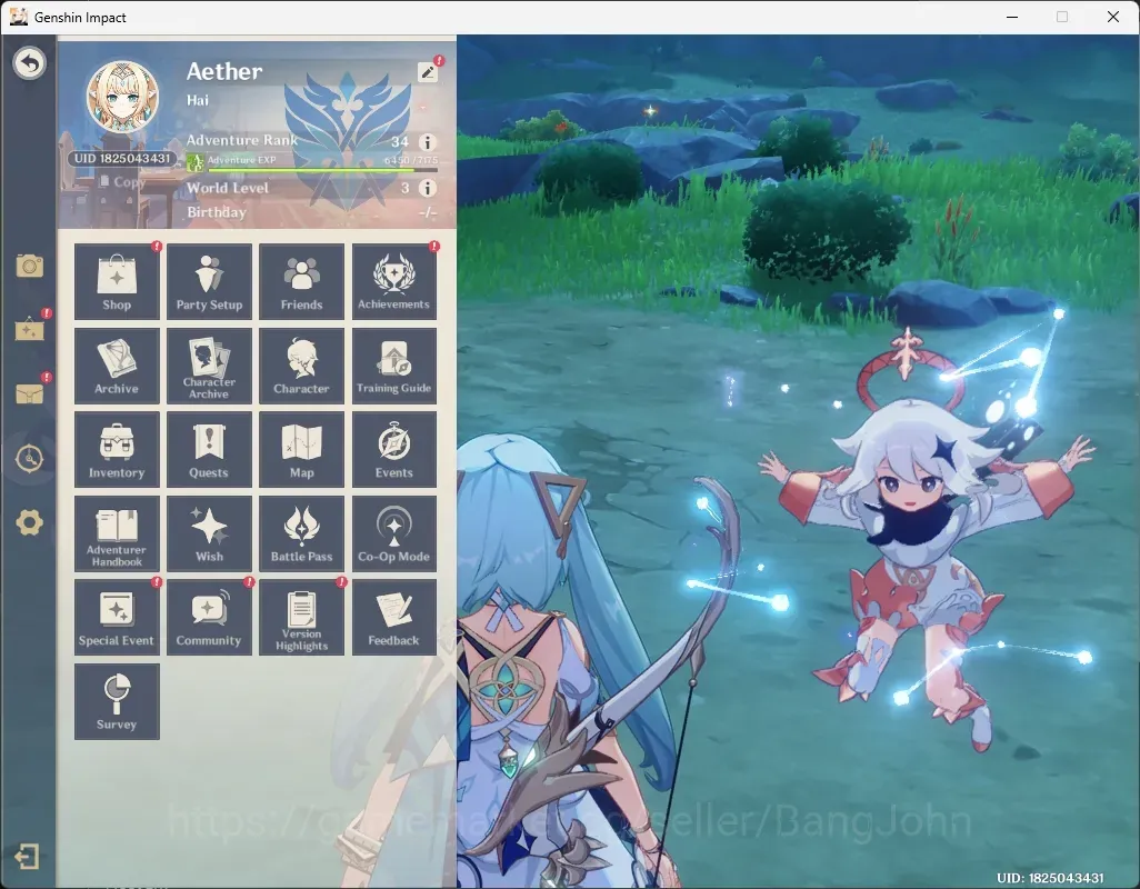 Genshin Impact Accounts Others ASIA|AR 34|2 Limit|Varesa+Vesna|2Wp5Star|Primo47|MC Male|More Check SS GI566B 1