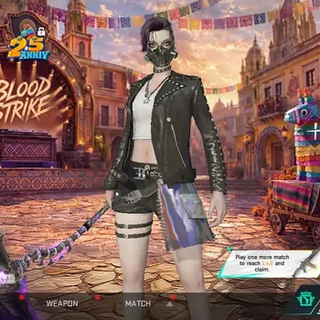 Blood Strike Accounts Others Asia|Ultra Melee Scythe - Harvester+ Legendary Nova Rebel Vogue+ 5 Striker | Rank Bronze IV