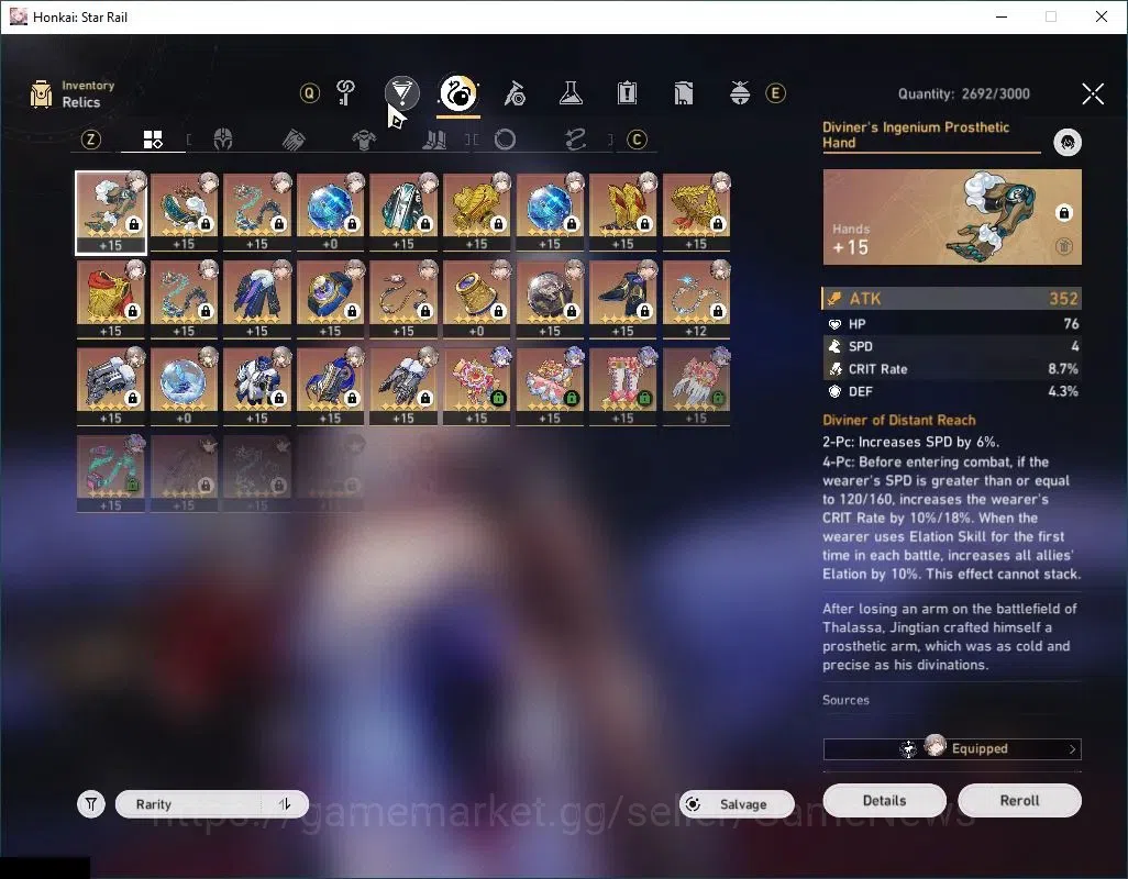 Honkai Star Rail Accounts Asia|TL70|Free GI(20Limit)|Premium Triple DoT|27 L image 12