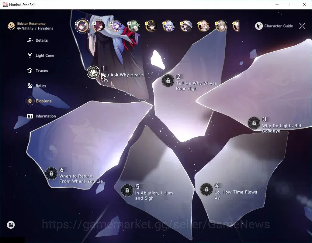 Honkai Star Rail Accounts Asia|TL70|Free GI(20Limit)|Premium Triple DoT|27 L image 6