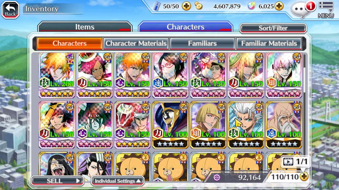 Bleach: Brave Souls Accounts [GLOBAL]6K Orbs+Fresh All Story|Halibel Cacao,Kon  image 6