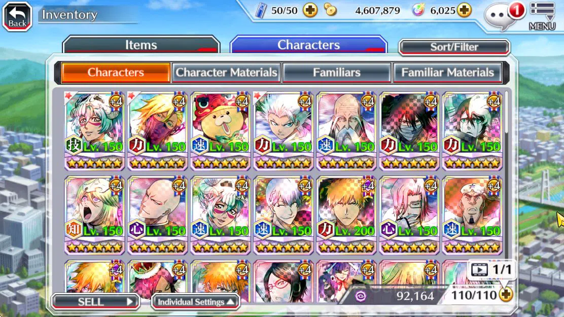 Bleach: Brave Souls Accounts [GLOBAL]6K Orbs+Fresh All Story|Halibel Cacao,Kon  image 7