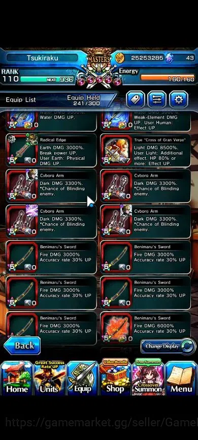 Grand Summoners Accounts Global|Rank 110|27 Ascend+12 TW|(Okarun,S Miyu,DL  image 12
