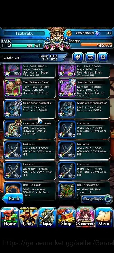 Grand Summoners Accounts Global|Rank 110|27 Ascend+12 TW|(Okarun,S Miyu,DL  image 15