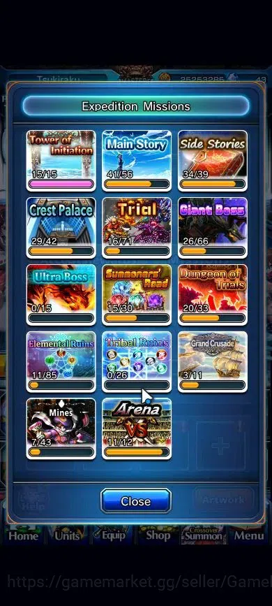 Grand Summoners Accounts Global|Rank 110|27 Ascend+12 TW|(Okarun,S Miyu,DL  image 8