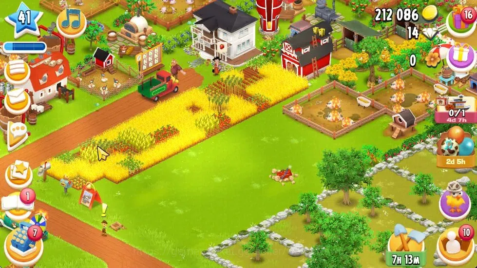Hay Day Accounts Level 41 | Barn Storage 1100 + Silo Storage 625 |  image 3