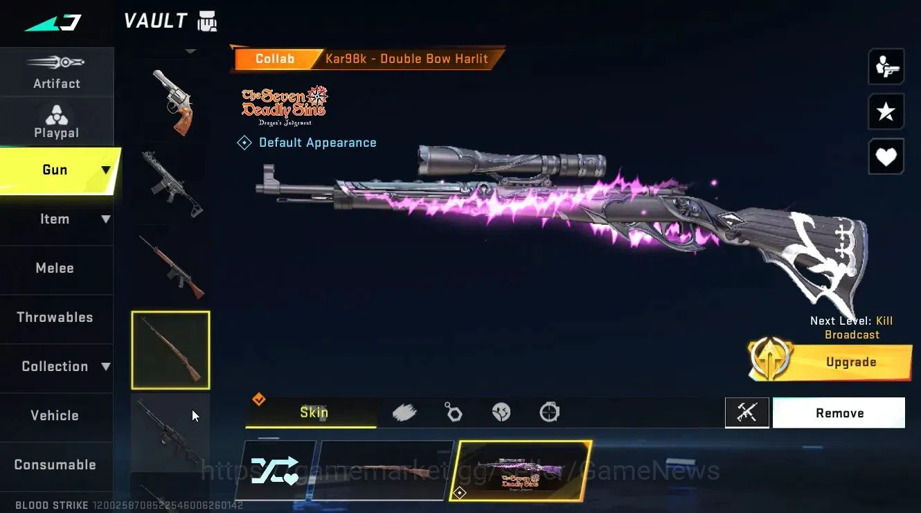 Blood Strike Accounts ASIA|Collab BLEACH[Ethan-Byakuya]+7DS[Kar98,QBZ95] image 19