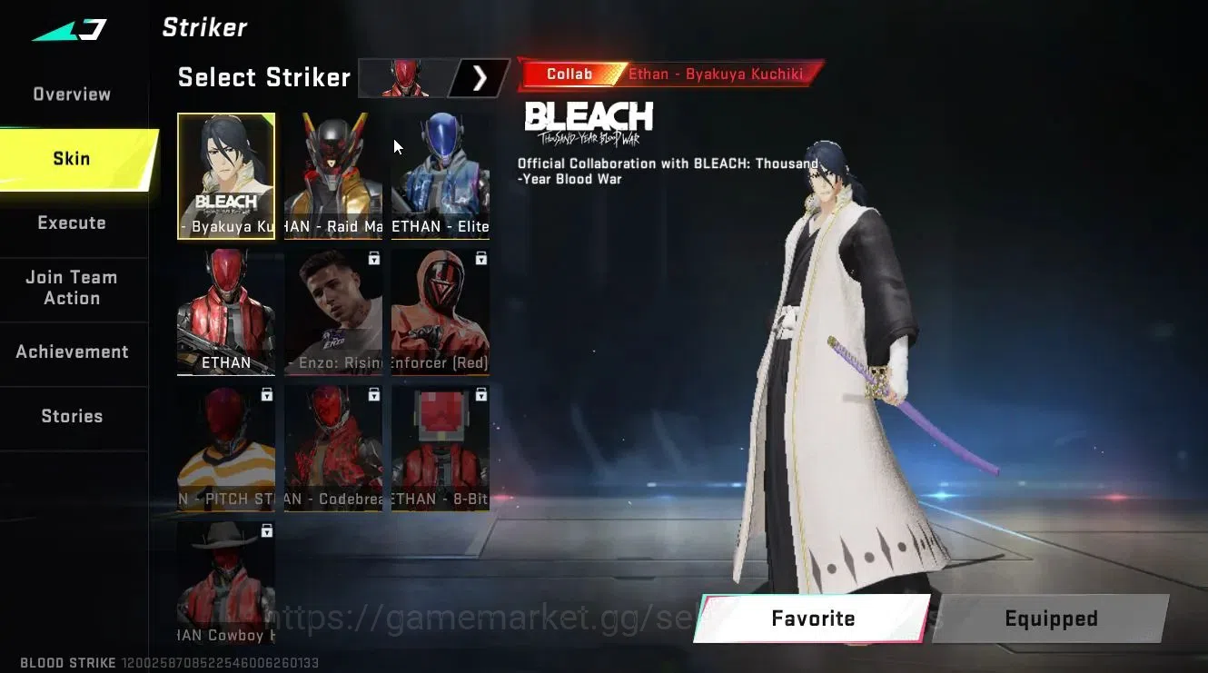 Blood Strike Accounts ASIA|Collab BLEACH[Ethan-Byakuya]+7DS[Kar98,QBZ95] image 4