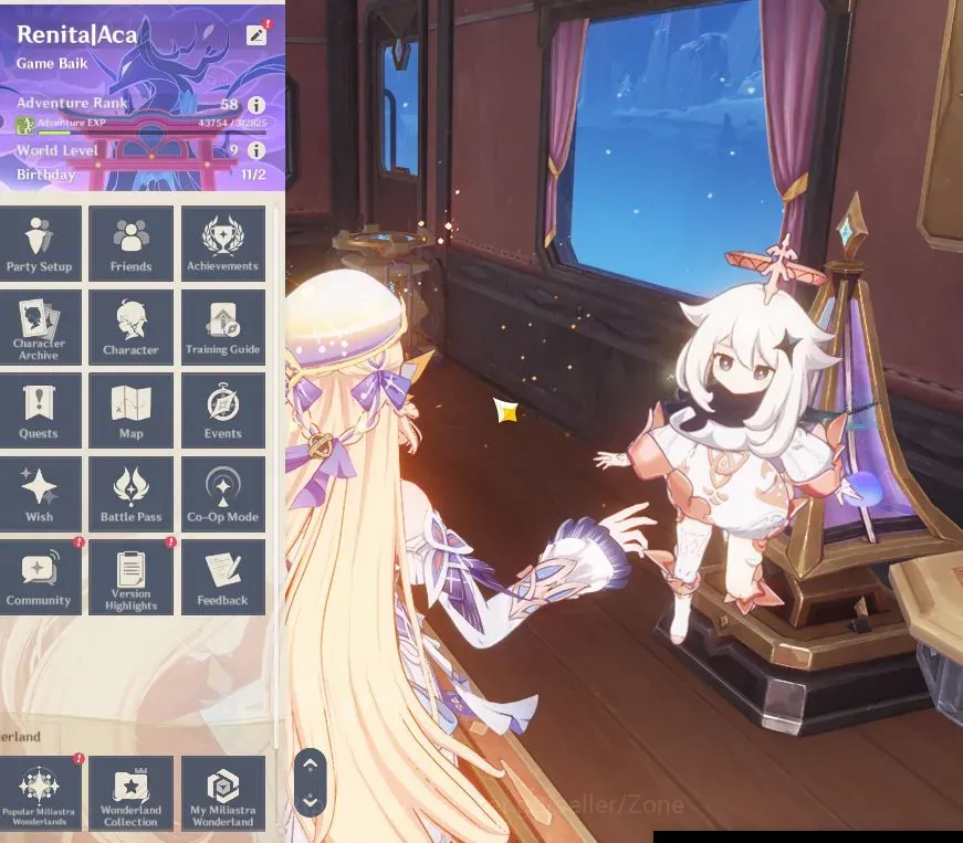 Genshin Impact Accounts Others ASIA|AR 58|11 Limit+6(*5 Wpn)|Skirk+Mavu 1
