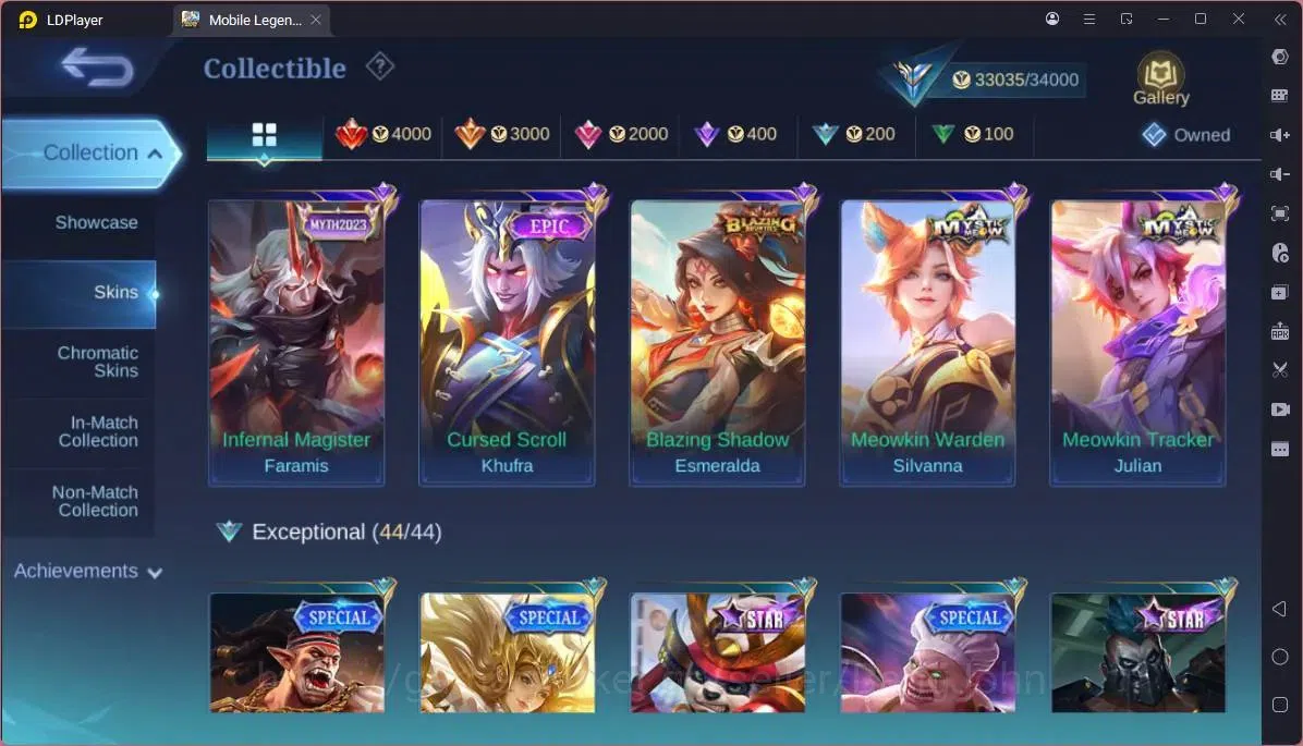 Mobile Legends: Bang Bang Accounts GLOBAL Hero 94 Skin 181|9th Fanny|Rising Lolita|M image 5