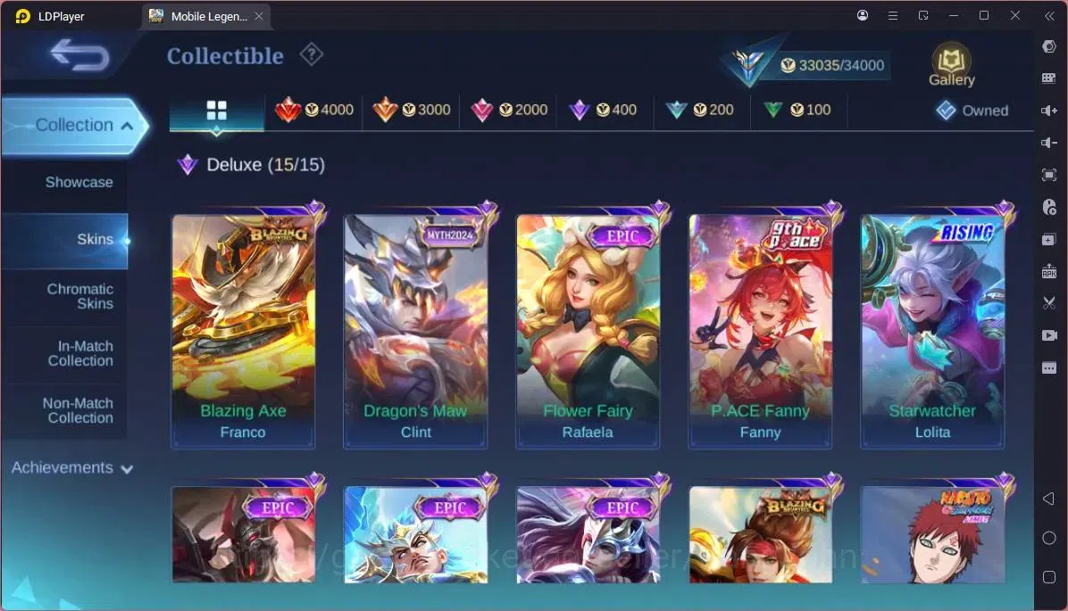 Mobile Legends: Bang Bang Accounts GLOBAL Hero 94 Skin 181|9th Fanny|Rising Lolita|M image 7