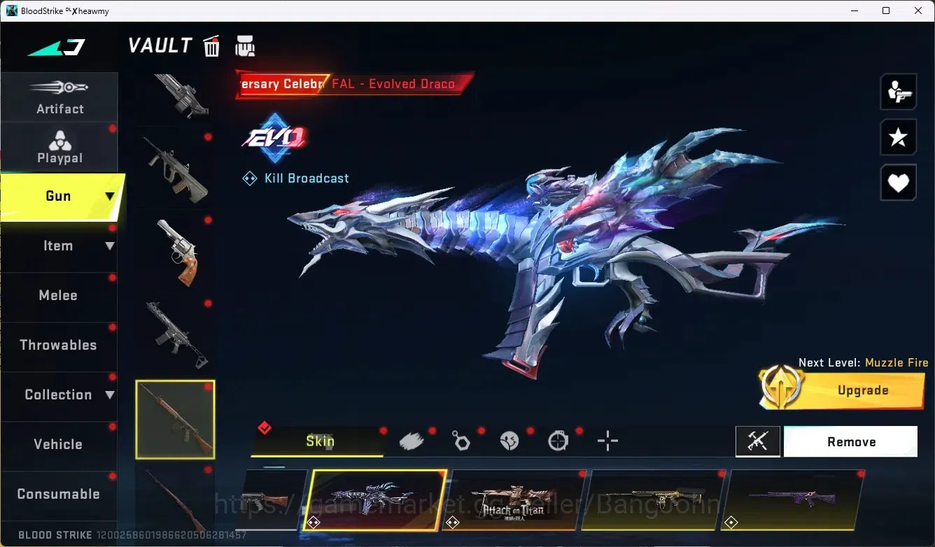 Blood Strike Accounts ASIA|Ultra Melee DualBlades-Winter's Edge|1 Evo Gu image 14