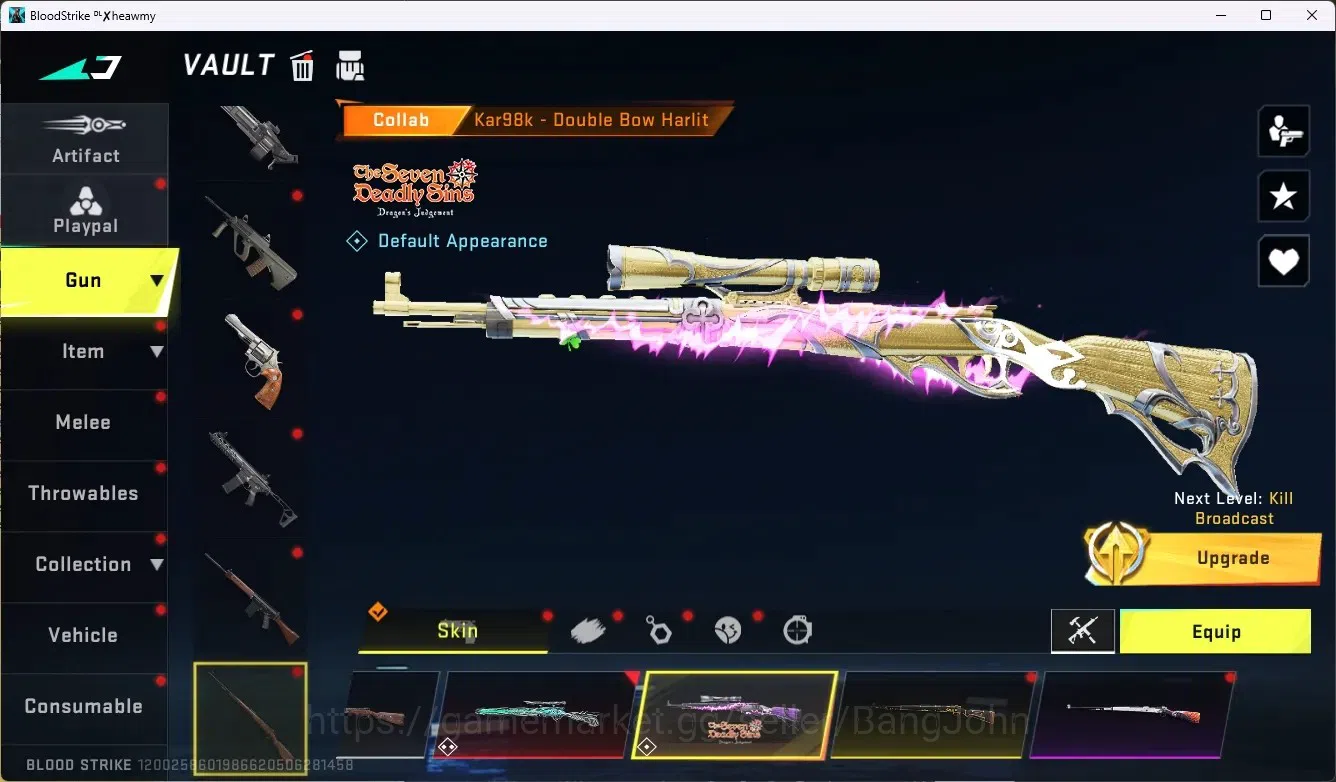 Blood Strike Accounts ASIA|Ultra Melee DualBlades-Winter's Edge|1 Evo Gu image 17