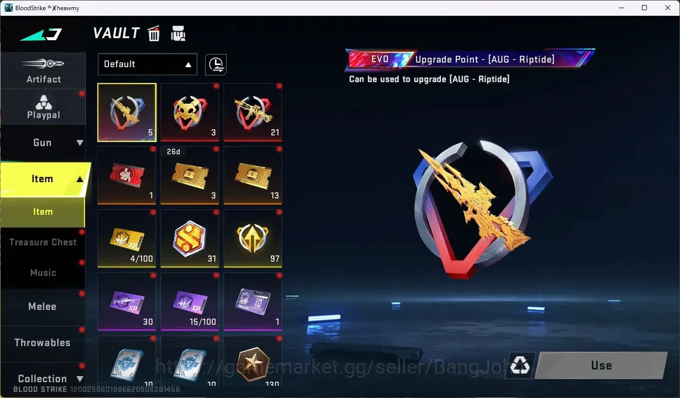 Blood Strike Accounts ASIA|Ultra Melee DualBlades-Winter's Edge|1 Evo Gu image 19