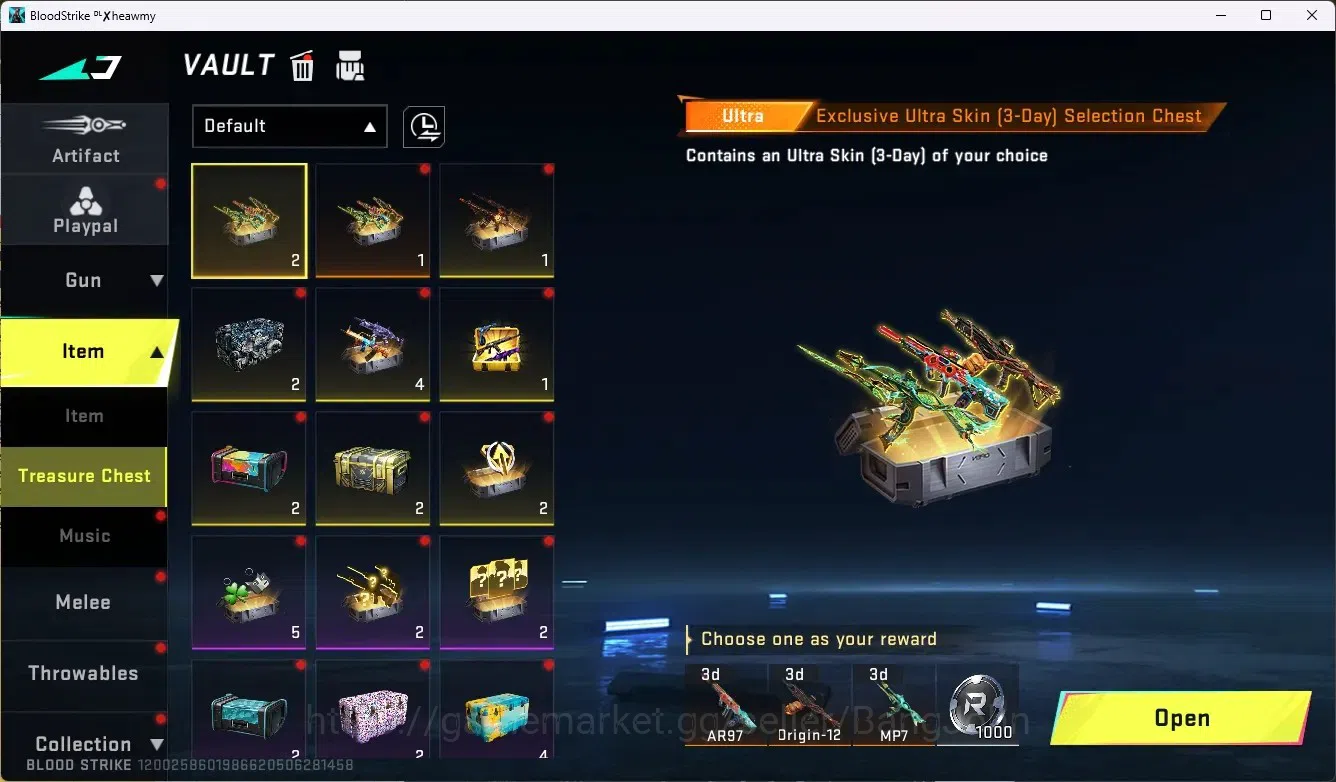 Blood Strike Accounts ASIA|Ultra Melee DualBlades-Winter's Edge|1 Evo Gu image 20