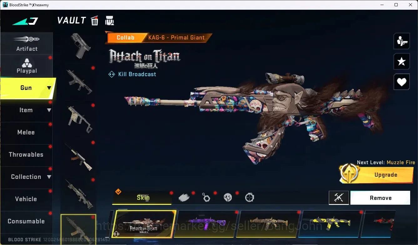 Blood Strike Accounts ASIA|Ultra Melee DualBlades-Winter's Edge|1 Evo Gu image 5