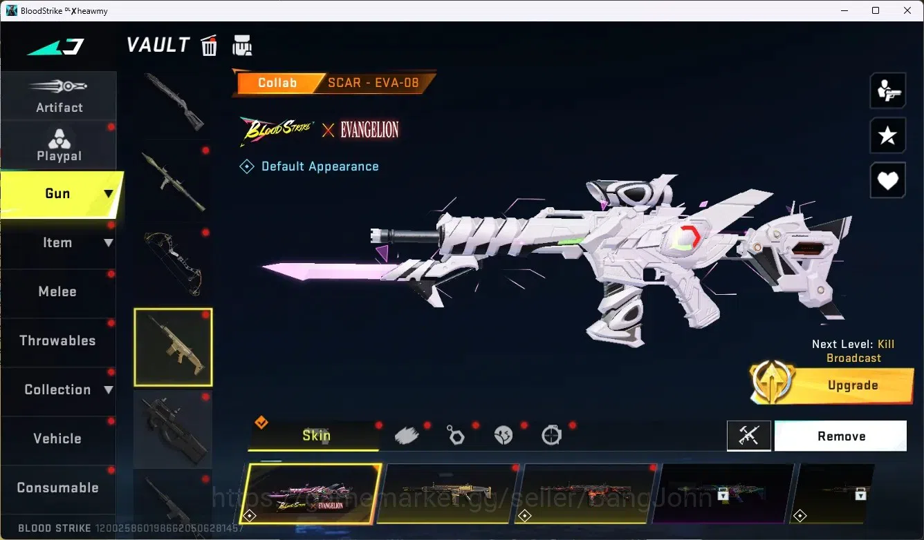 Blood Strike Accounts ASIA|Ultra Melee DualBlades-Winter's Edge|1 Evo Gu image 8