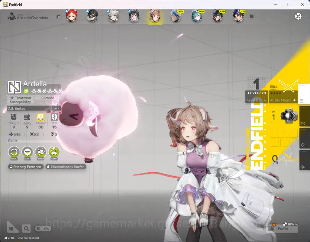 Arknights: Endfield Accounts ASIA | starter Rossi| for sign n detail check SS AKE202B 2