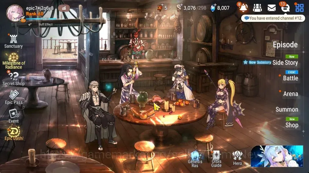 Epic Seven Accounts High-End GLOBAL UnVerif|11 ML(Tidal Rift Elvira,Belian,LC Belona,etc)+Aube,Estele,Rinak,Ivana,etc|PoH 1