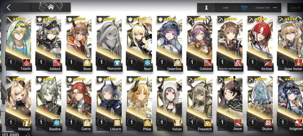Arknights Accounts High-End Lv 63|189 OP+20 Skin|12,5K Oru+82 Originium|9 Limited+Full Collab 12