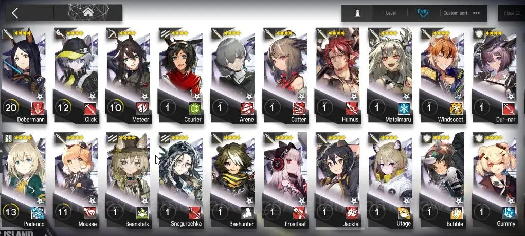 Arknights Accounts High-End Lv 63|189 OP+20 Skin|12,5K Oru+82 Originium|9 Limited+Full Collab 15