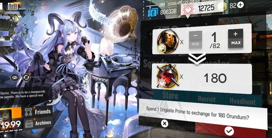 Arknights Accounts High-End Lv 63|189 OP+20 Skin|12,5K Oru+82 Originium|9 Limited+Full Collab 2