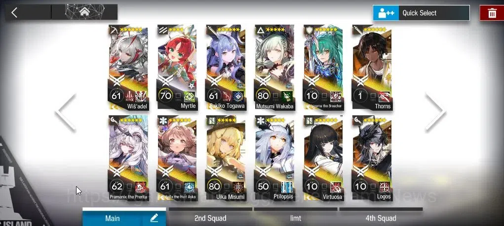 Arknights Accounts High-End Lv 63|189 OP+20 Skin|12,5K Oru+82 Originium|9 Limited+Full Collab 5