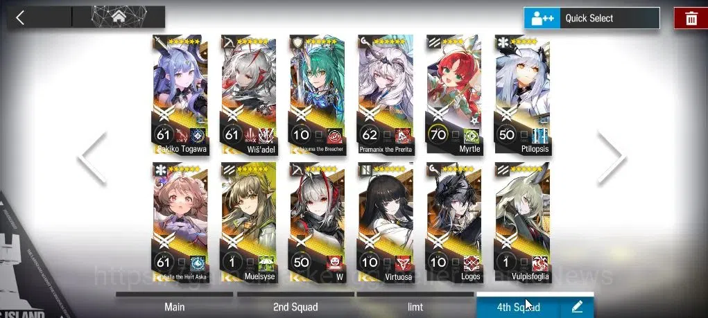 Arknights Accounts High-End Lv 63|189 OP+20 Skin|12,5K Oru+82 Originium|9 Limited+Full Collab 8