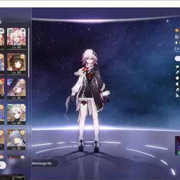 Honkai Star Rail Accounts Others ASIA|TL70|18 Lim Char|(Castorice, Evernight, Hyacine,Tribbie) Semi prem+13 Sp Ticket|Male