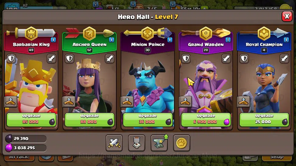 Clash of Clans Accounts TH 13 - BH 6|Limited Skin|LV 100|HH 7|BK 49,AQ 52, image 3