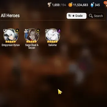 Epic Seven Accounts High-End Global UnVerif|NewEra| 3 ML (Salome,EM Ilynav,Sage Baal)+Setsuka,Fenne,Lilibet,Etc|5,3K