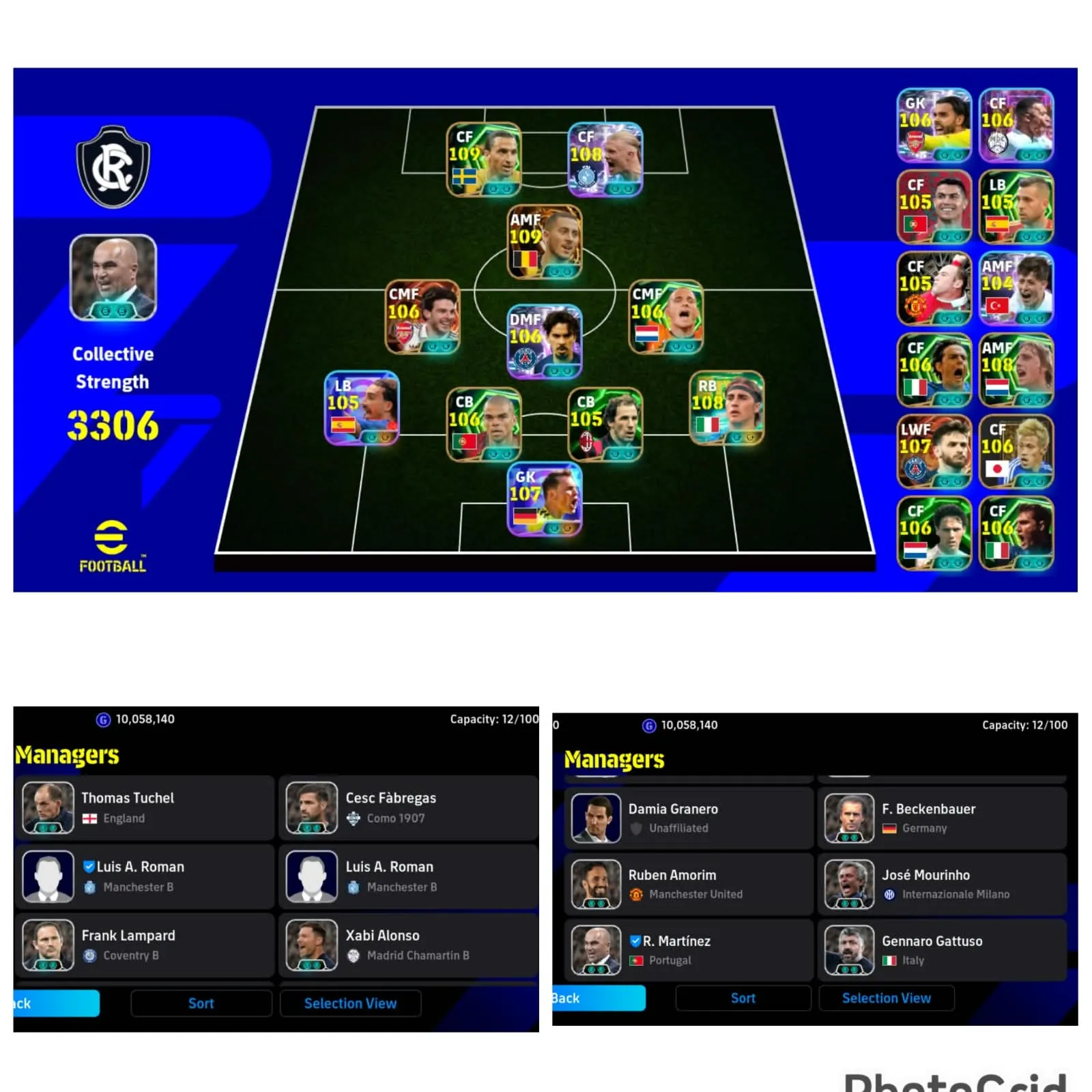 eFootball Accounts Legends & Iconic Players #9 Collective 3306+ Ronaldo X Ibrahimovic X Halland X Mbappe X Hazard X 1