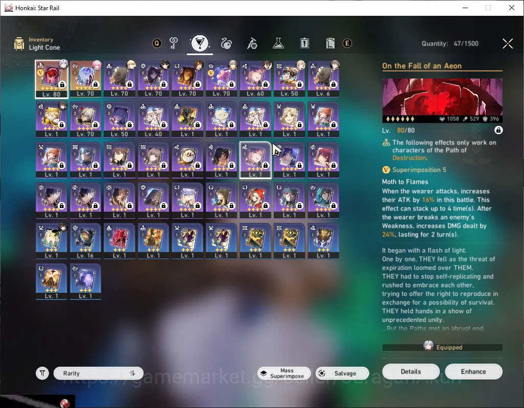 Honkai Star Rail Accounts Asia |Tl 64|Ready Gacha 32k StellarJade 5 Limit[Da image 4