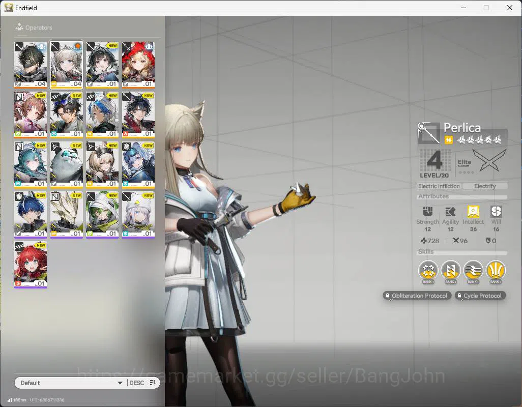 Arknights: Endfield Accounts NA EU | Starter fresh | WP 6s 2| Rossi, Ardelia . More detail check SS AKE280B 4