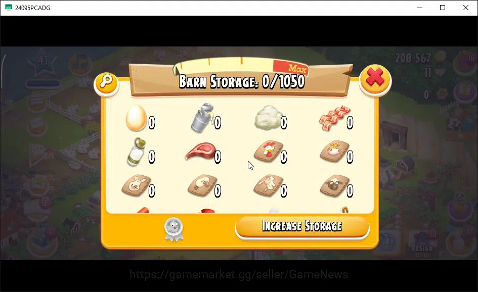 Hay Day Accounts Level 41 | Barn Storage 1050 + Silo Storage 625 |  image 12