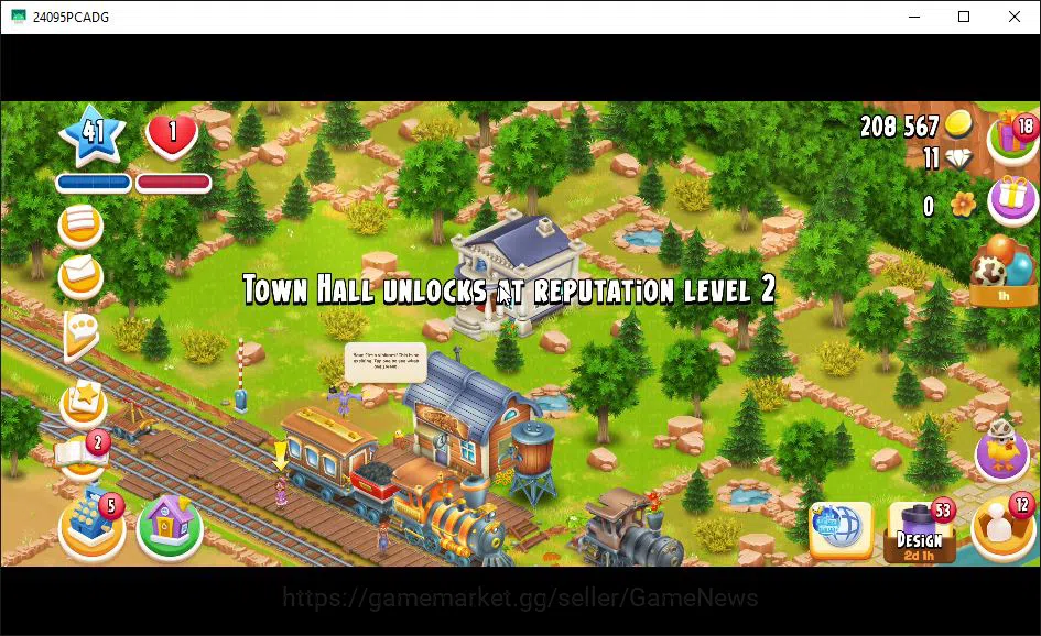 Hay Day Accounts Level 41 | Barn Storage 1050 + Silo Storage 625 |  image 6