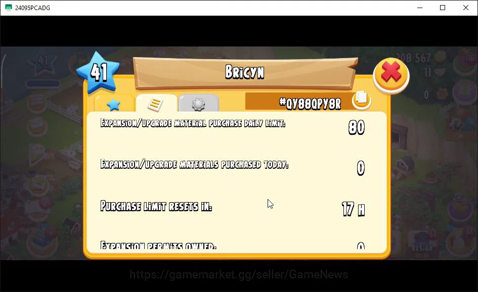 Hay Day Accounts Level 41 | Barn Storage 1050 + Silo Storage 625 |  image 9
