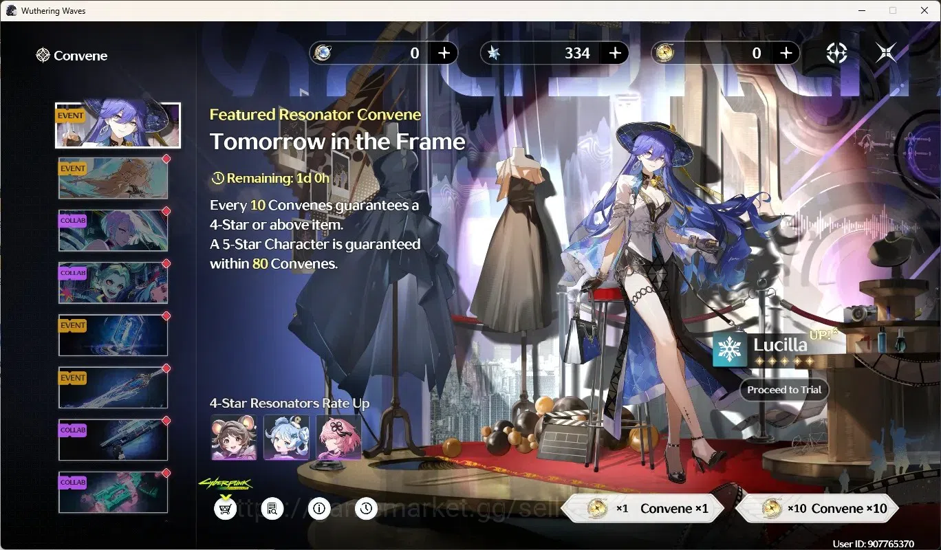 Wuthering Waves Accounts Others SEA|UL 61|Rank 7|2 Char Limited [Lucy RC6,Lucilla]+Sign,Rebecca RC2+Sign|Mc Female|TakeMail 7