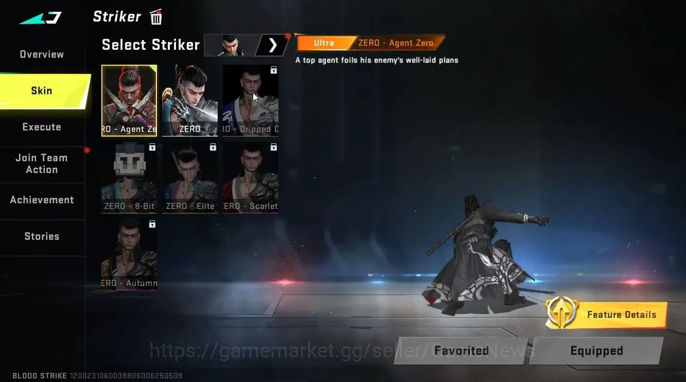 Blood Strike Accounts ASIA|ULTRA Striker ZERO-Agent Zero+[URB-Neon Shard image 2