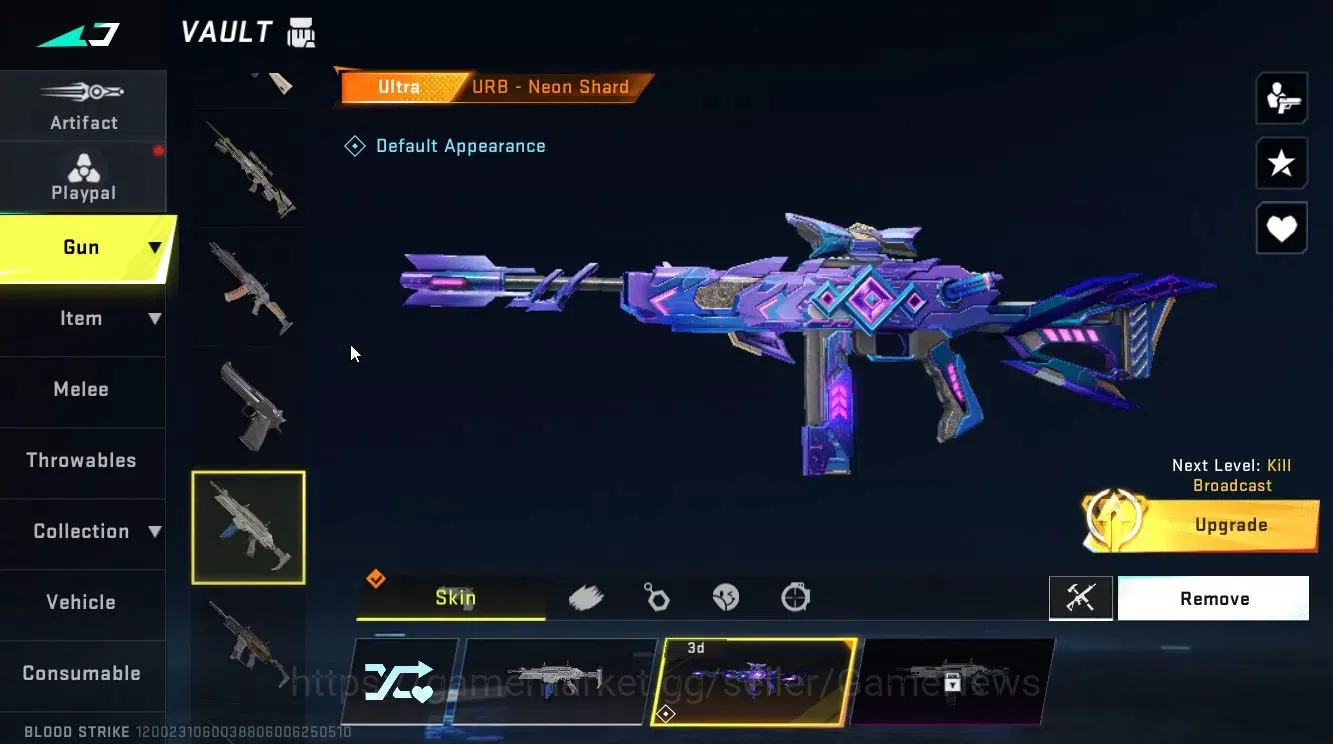 Blood Strike Accounts ASIA|ULTRA Striker ZERO-Agent Zero+[URB-Neon Shard image 4