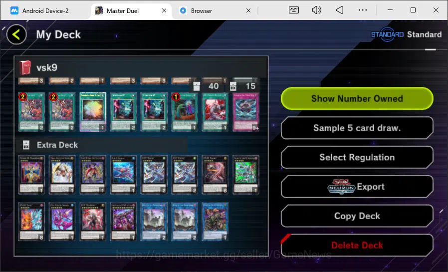 Yu-Gi-Oh! Master Duel Accounts Mid-Level Lv 18 | 17 Deck|Vanquish-K9, Sky Striker, Yummy, FiendSmith, Etc|Ranked 5
